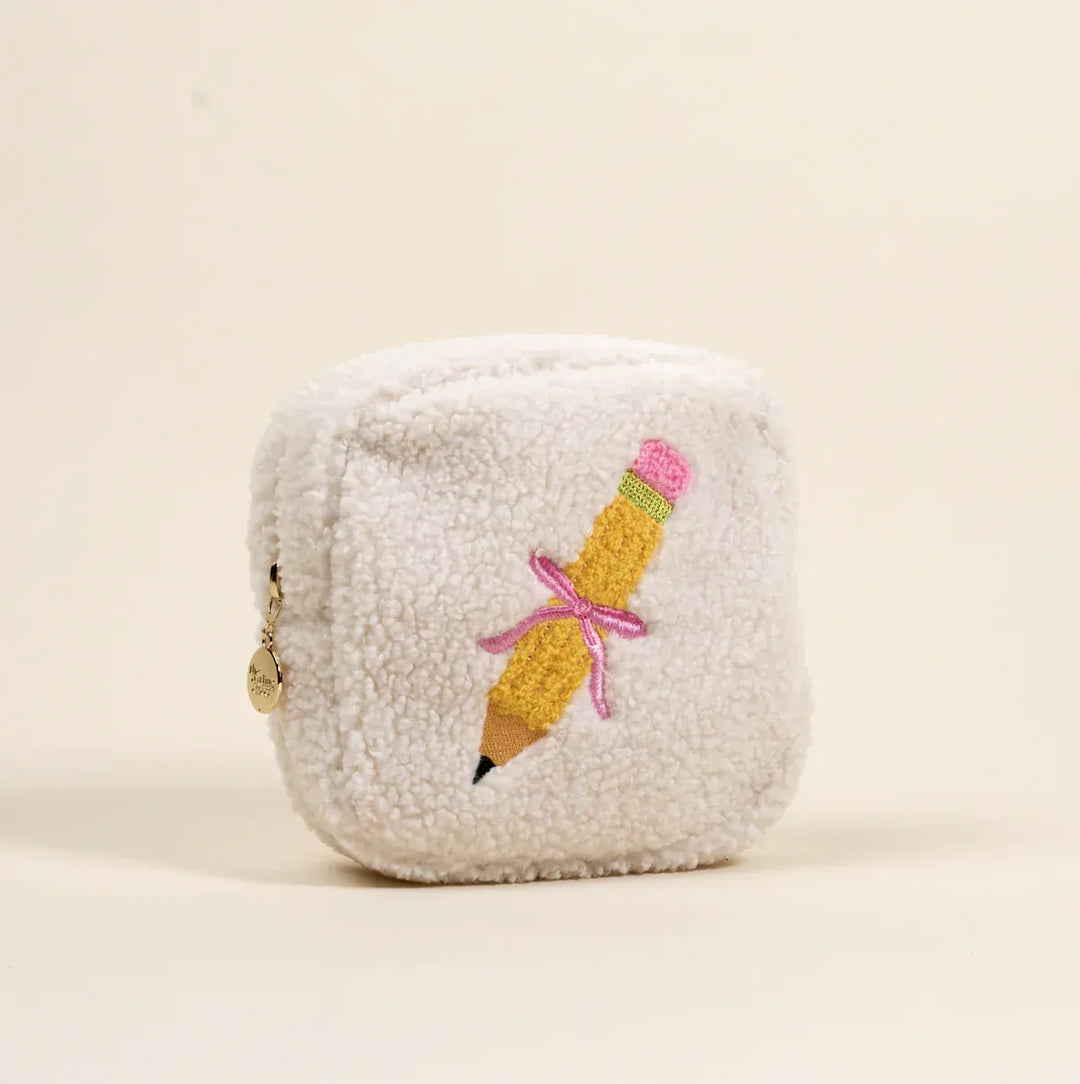 The Darling Effect Fashion Teddy Pouch - Square Pencil Me In