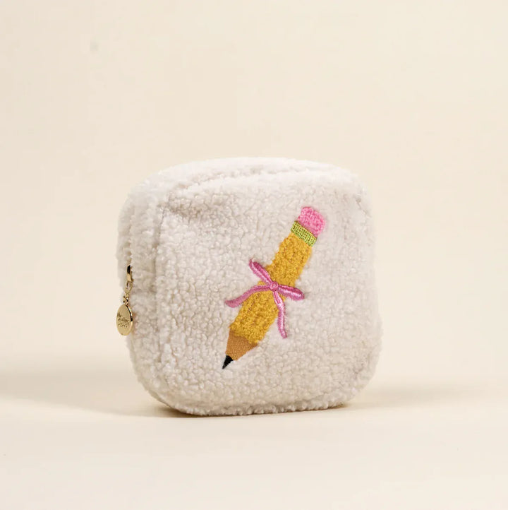 The Darling Effect Fashion Teddy Pouch - Square Pencil Me In
