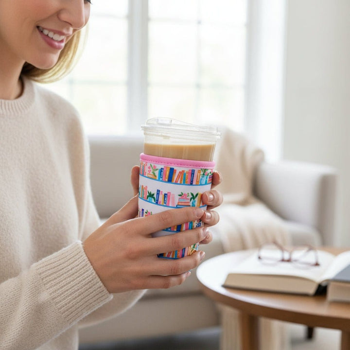 The Darling Effect Gifts Book Shelfie Sip Savvy Drink Sleeve