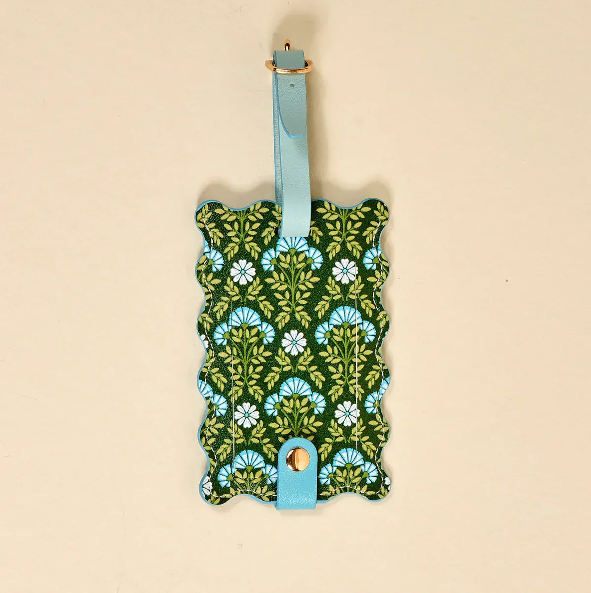 The Darling Effect Gifts Jetsetter Luggage Tag - Everbloom Forest Green