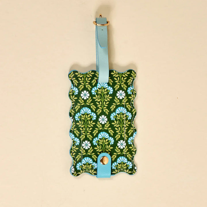 The Darling Effect Gifts Jetsetter Luggage Tag - Everbloom Forest Green