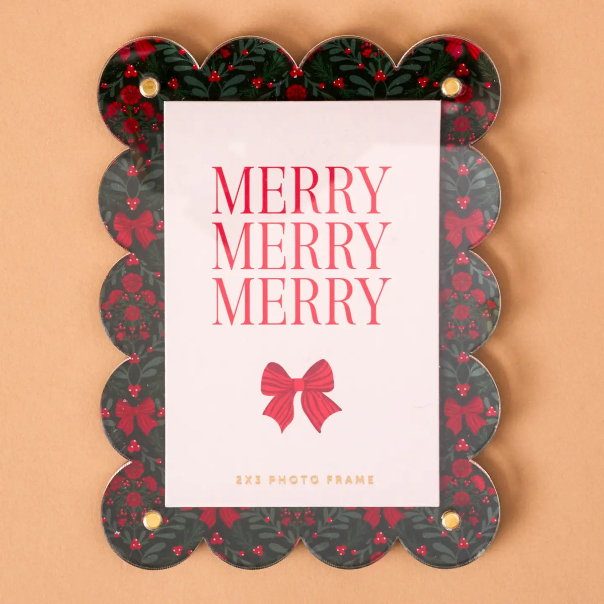 The Darling Effect Home Mini Acrylic Picture Frame - A Merry Moment