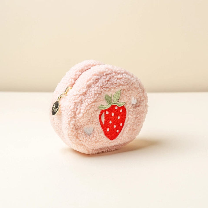 The Darling Effect Pouch Teddy Pouch-Circle Strawberries