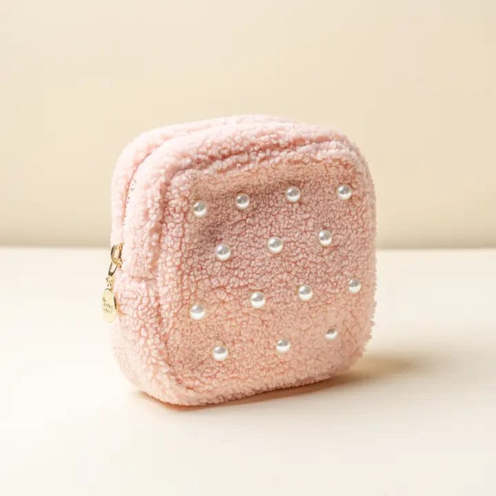 The Darling Effect Pouch Teddy Pouch-Square Pearl Blush