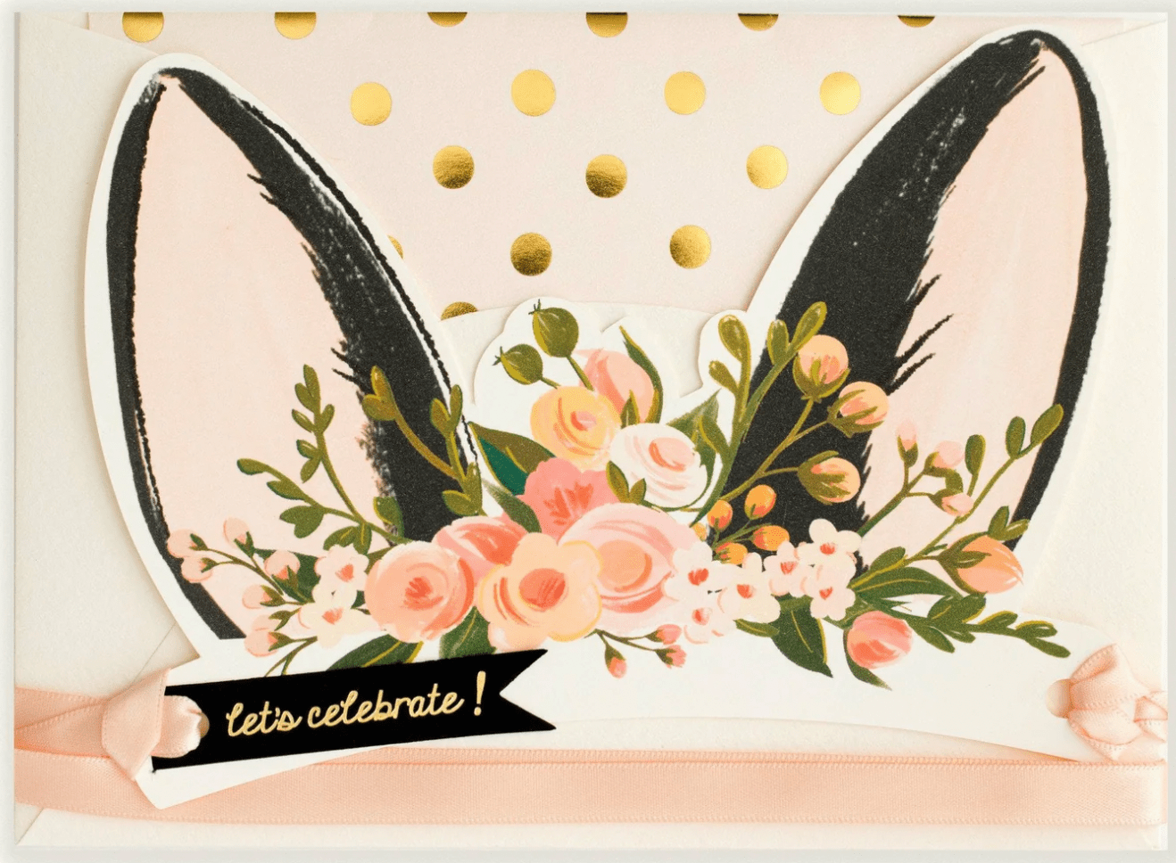 The First Snow Card Paper Crown Bunny Ears - Let's Celebrate!