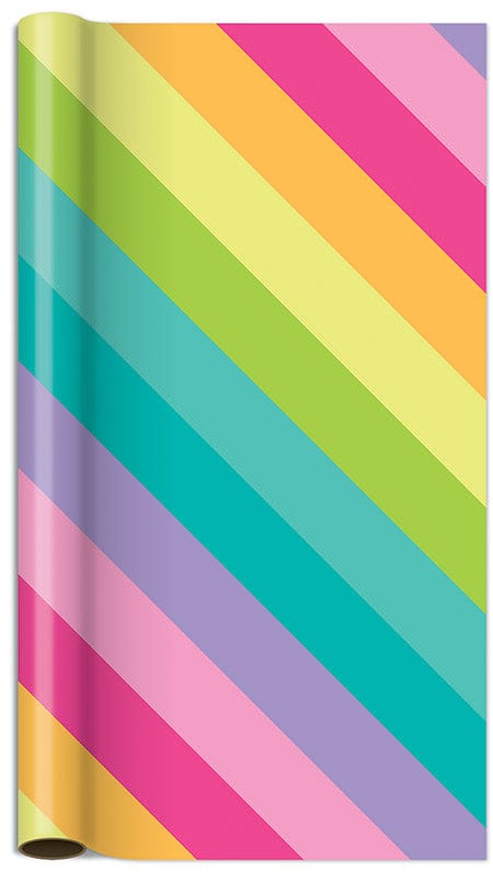 The Gift Wrap Company Brights Rainbow Gift Wrap Roll - 5ft