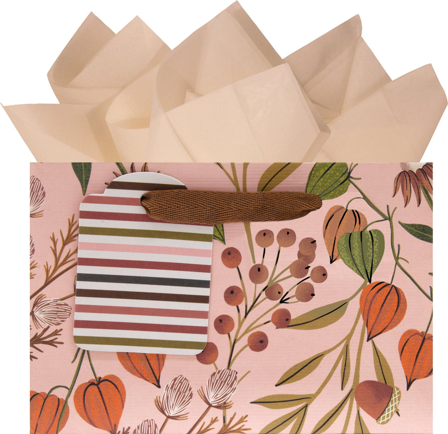 The Gift Wrap Company Gift Bag Autumn Bouquet Small Gift Bag