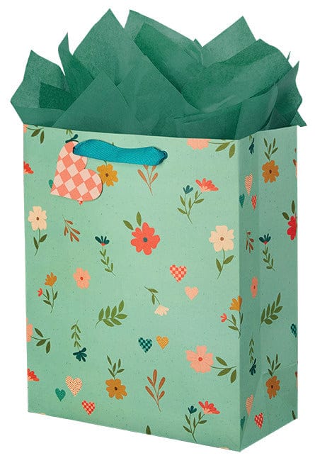 The Gift Wrap Company Gift Bag Café Floral Large Bag