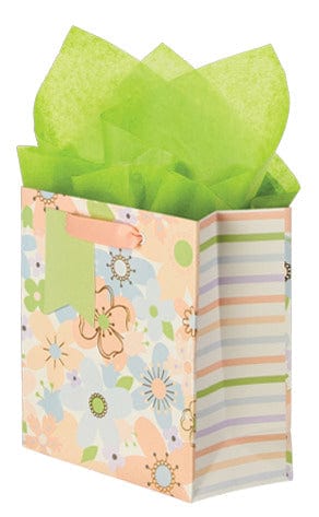 The Gift Wrap Company Gift Bag Neutral Flower Small Bag