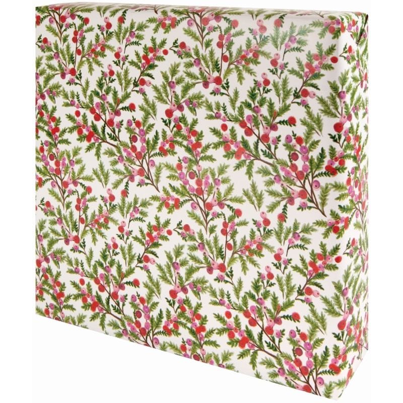 The Gift Wrap Company Gift Wrap Sweet Berry Branches Jumbo Roll 10ft Wrap