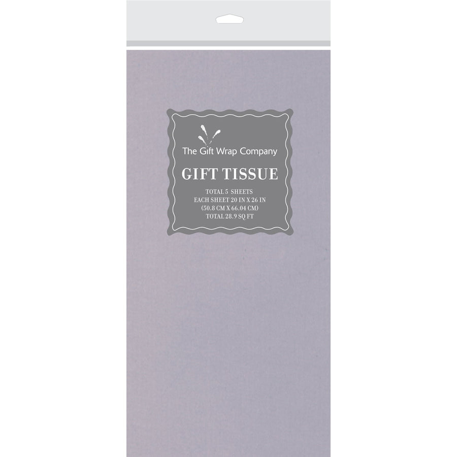 The Gift Wrap Company Tissue Paper Metallic Silver Tissue Pack