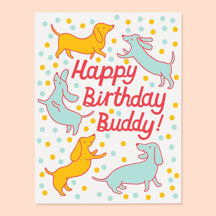 The Good Twin Cards Doxie Bday Card