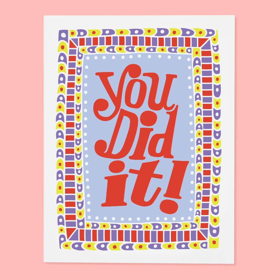 The Good Twin Cards You Did It Card
