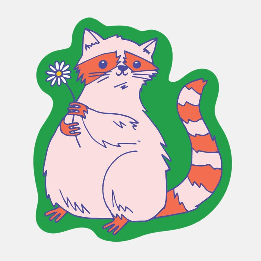 The Good Twin Paper Raccoon Sticker