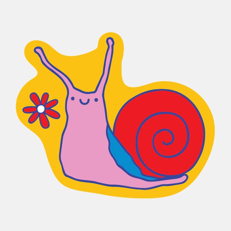 The Good Twin Paper Snail Sticker