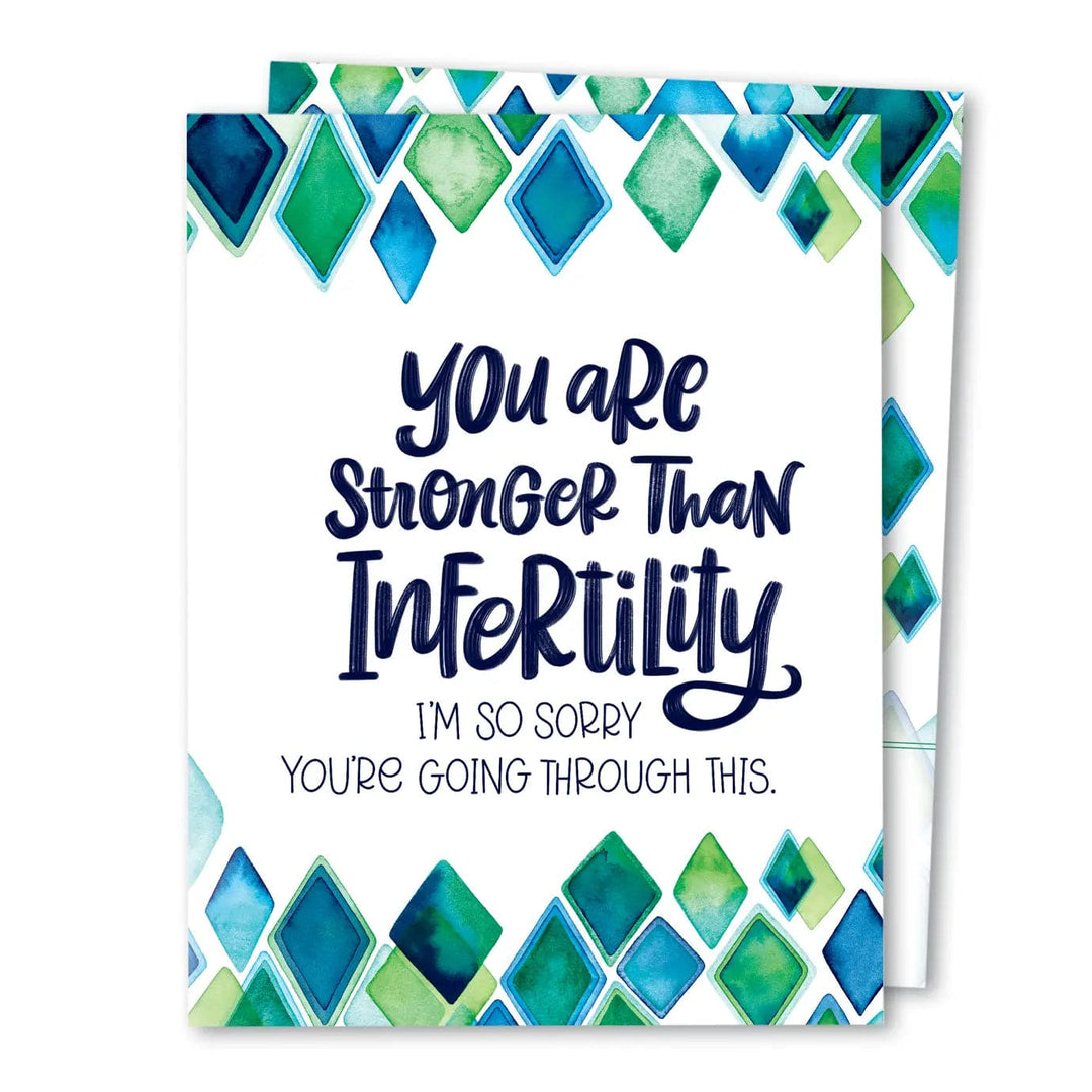 The Noble Paperie Card Stronger Than Infertility Card