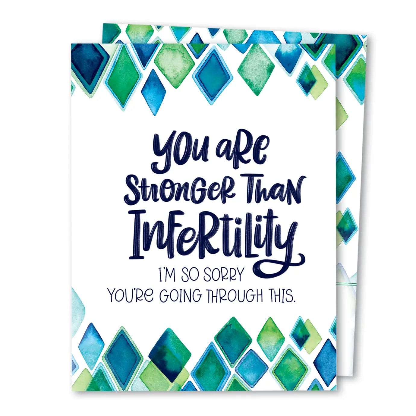 The Noble Paperie Card Stronger Than Infertility Card