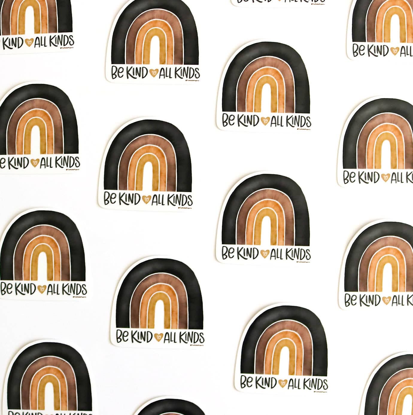 The Noble Paperie Sticker Be Kind | Equality Equity Supportive Friendship Sticker