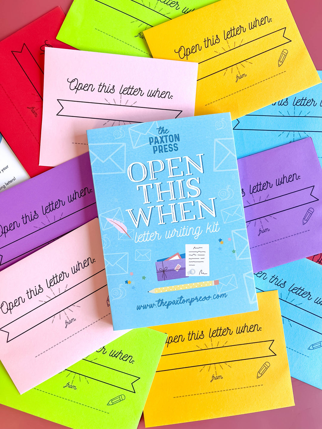 The Paxton Press Stationery Set "Open This When" Letter Writing Kit