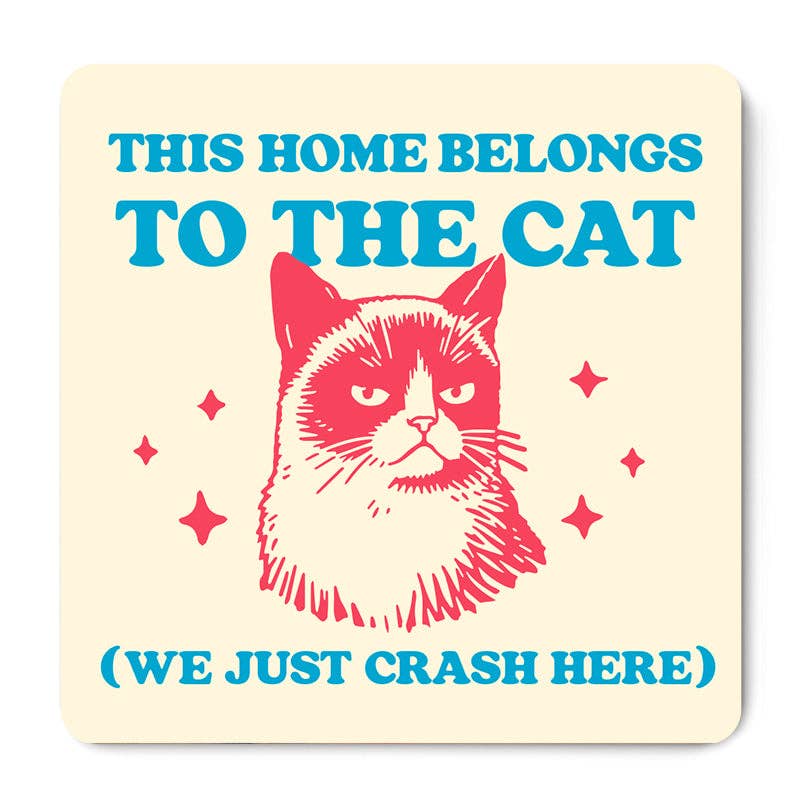 The Raccoon Society Cards "Belongs to the Cat" Magnet