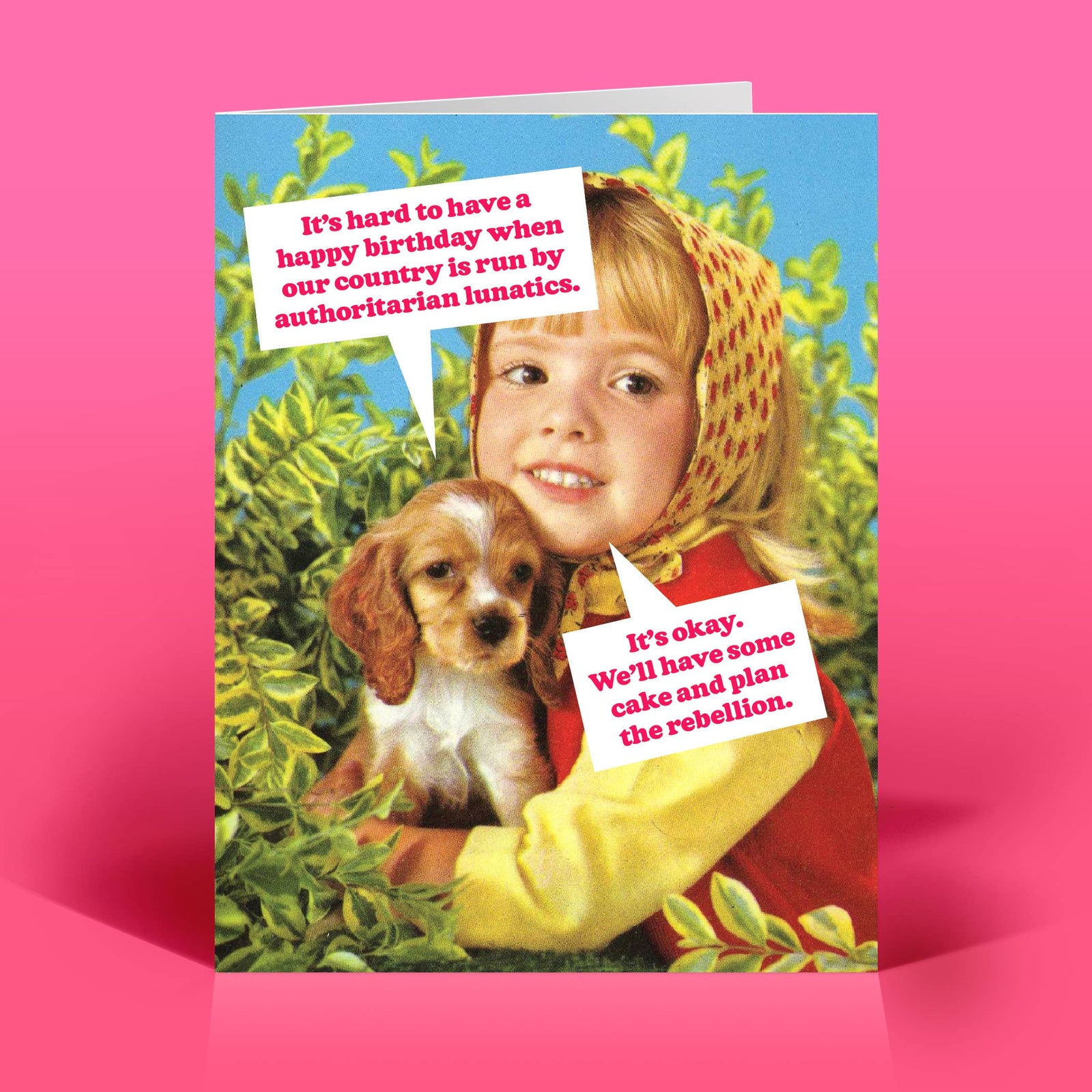 The Raccoon Society Cards Cake & Rebellion Birthday Card