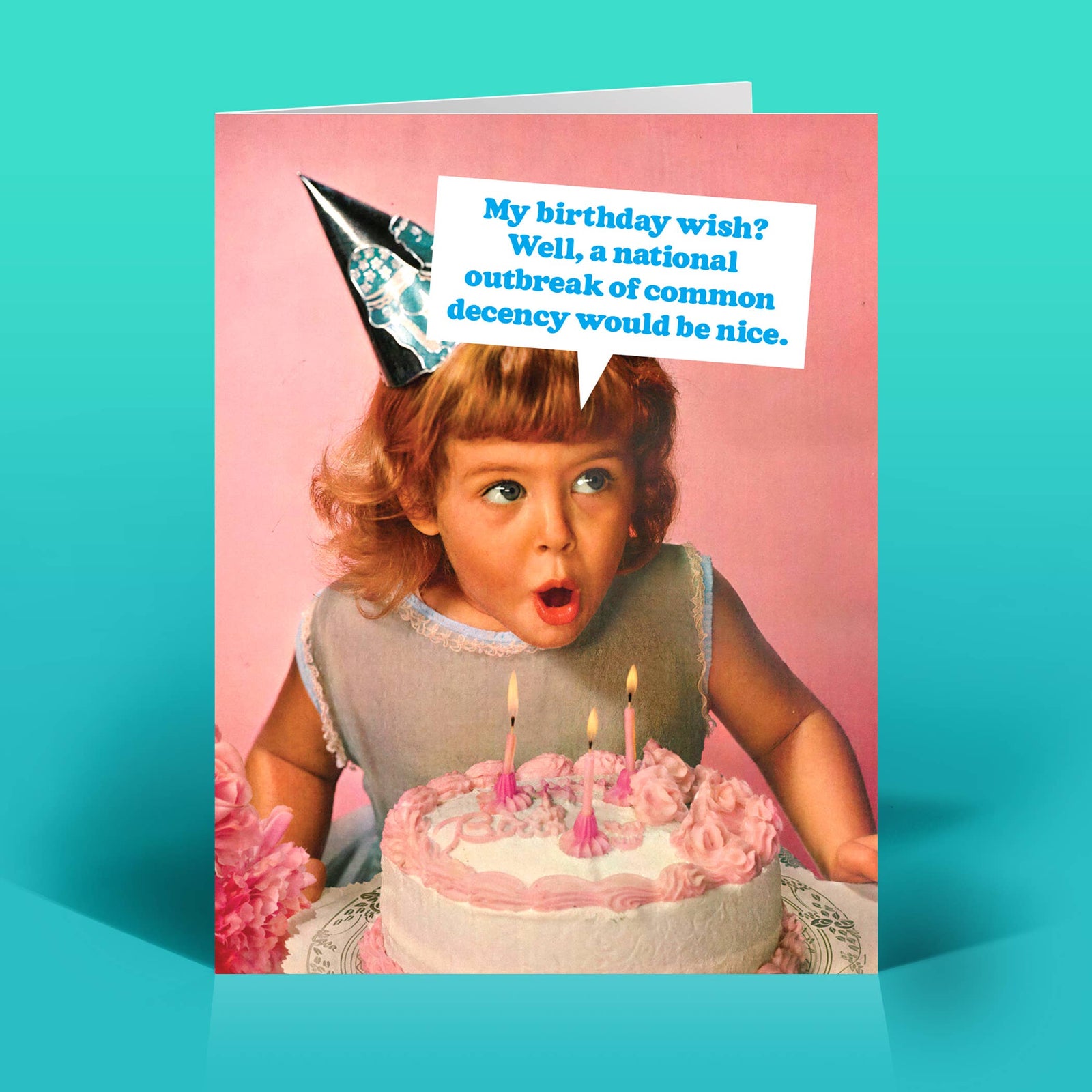 The Raccoon Society Cards Common Decency Birthday Card