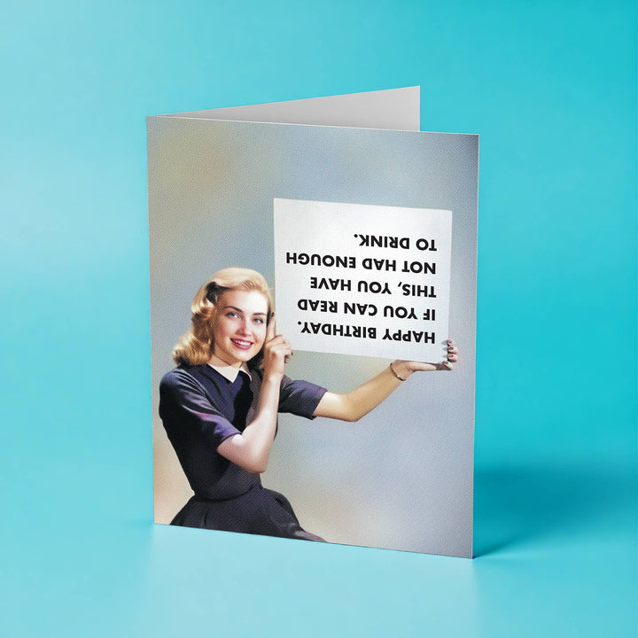 The Raccoon Society Cards Enough to Drink - Birthday Card