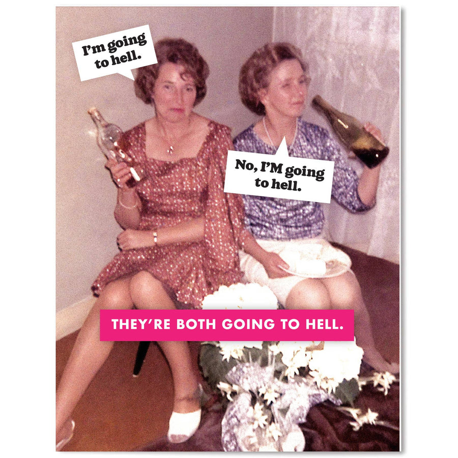 The Raccoon Society Cards Going to Hell - All Occasion Card