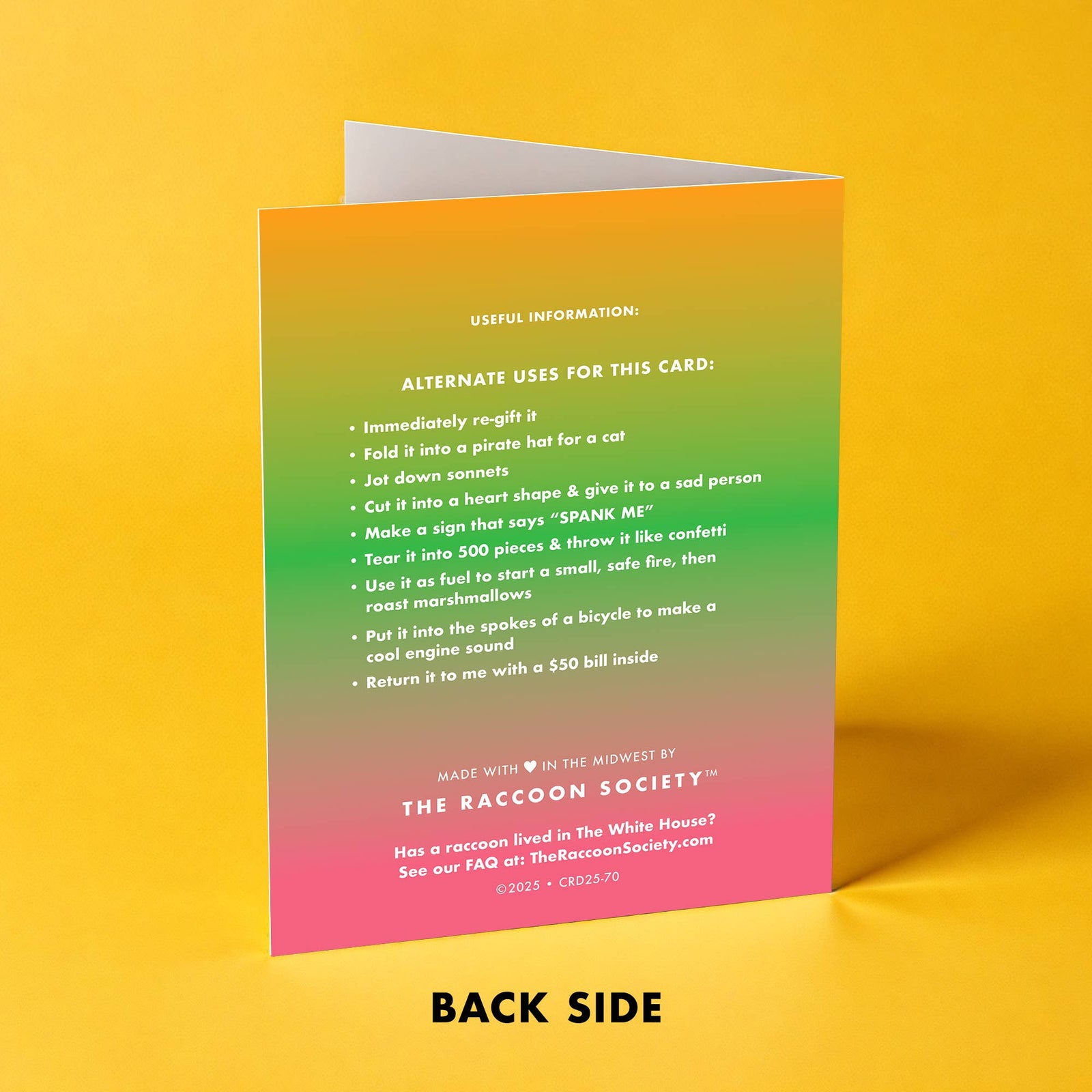 The Raccoon Society Cards Life Of The Party - Celebration Card