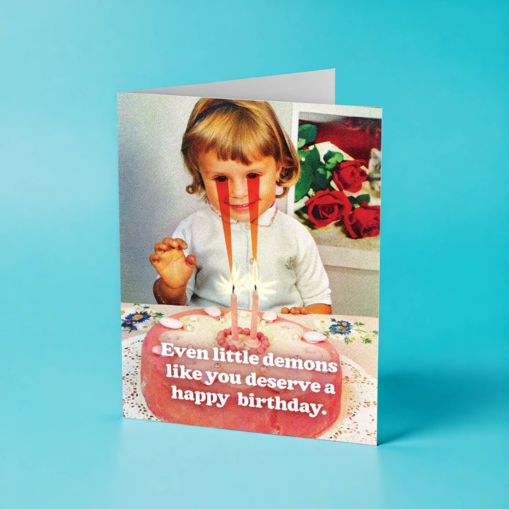 The Raccoon Society Cards Little Demons Birthday Card