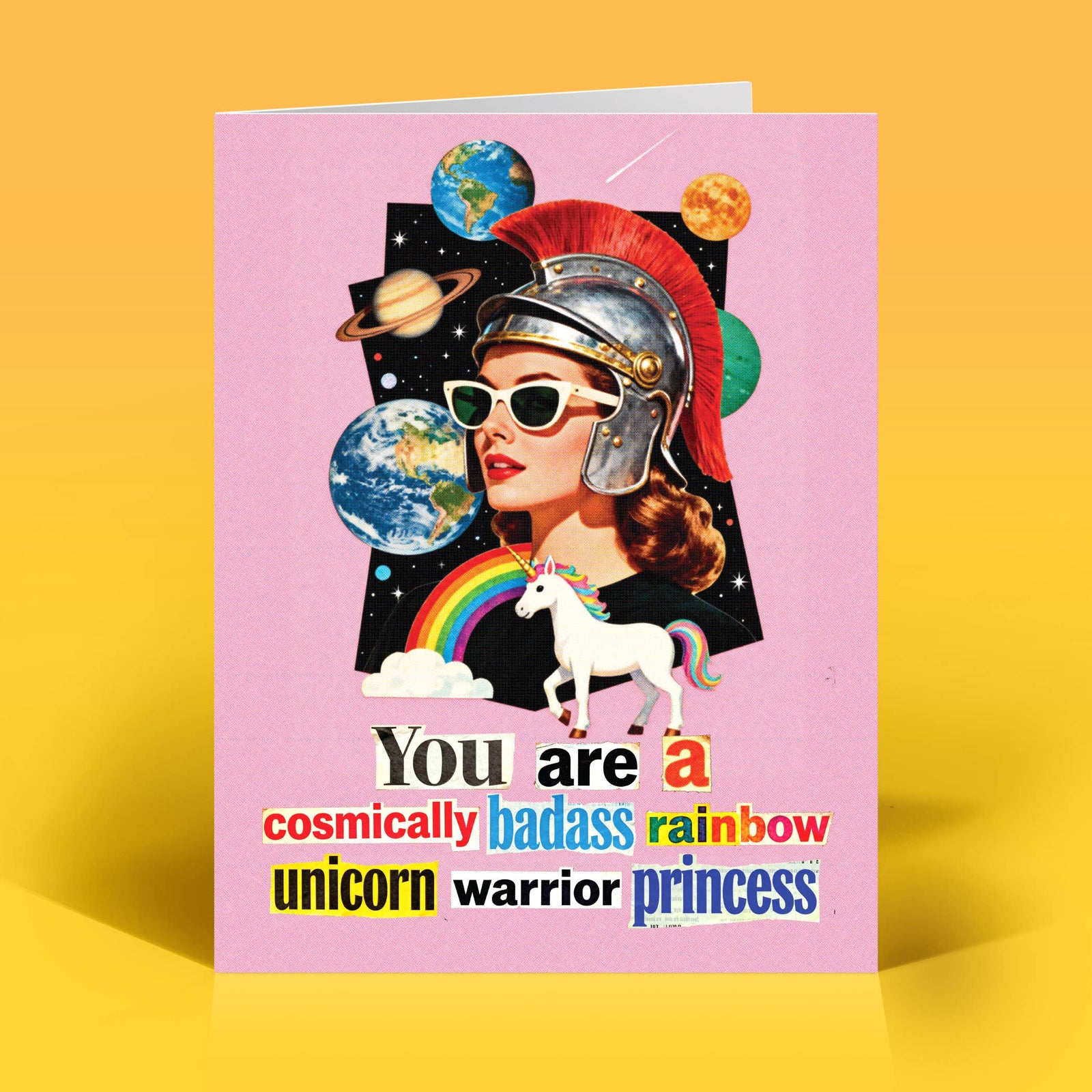 The Raccoon Society Cards Warrior Princess Birthday Card