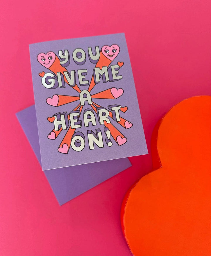 The Social Type Card Heart On Valentine's Day Card