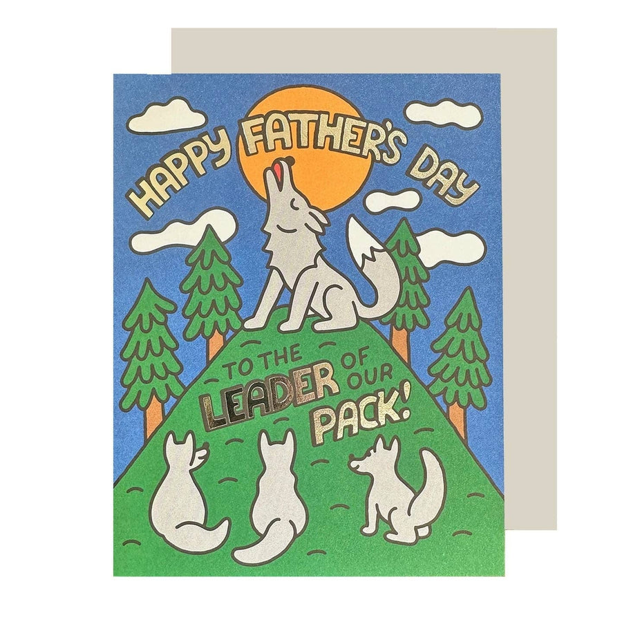 The Social Type Card Leader of Our Pack Father's Day Card