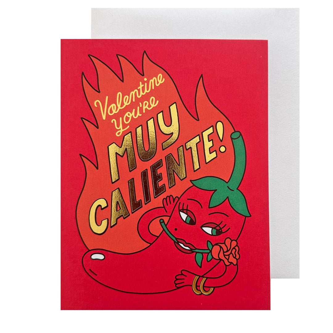 The Social Type Card Muy Caliente Valentine's Day Card