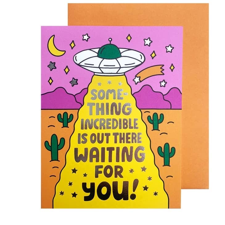 The Social Type Card Something Incredible Spaceship Graduation Card