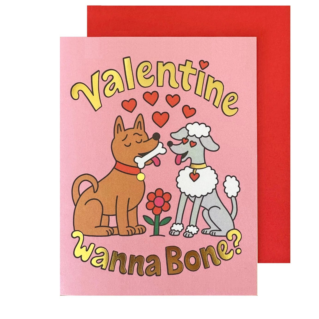 The Social Type Card Wanna Bone? Valentine's Day Card