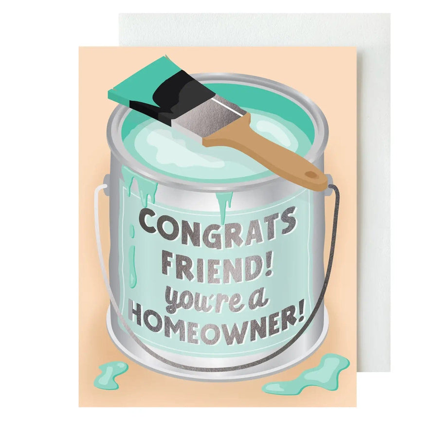 The Social Type Card You're A Homeowner! Housewarming Card