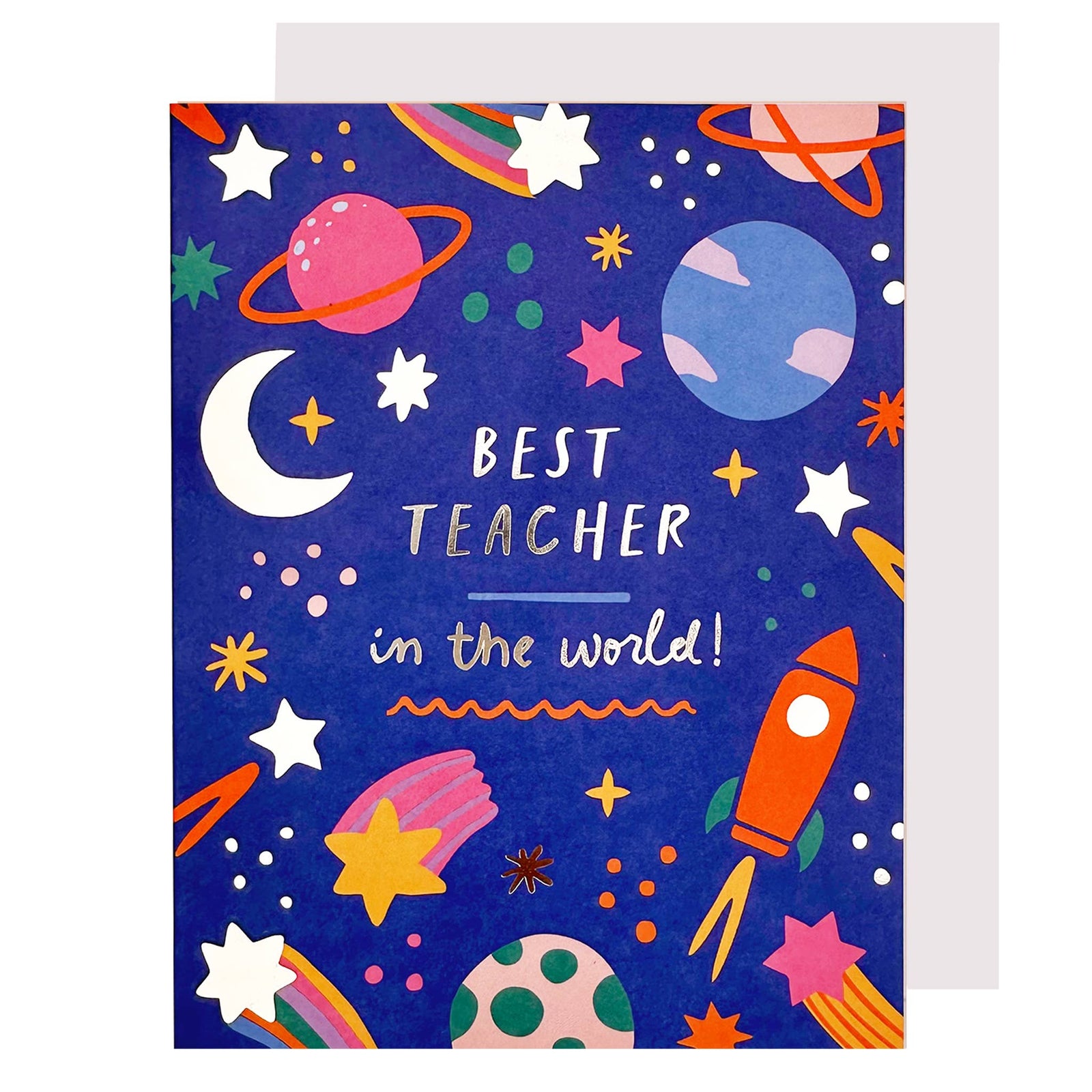 The Social Type Cards Best Teacher in the World Teacher Appreciation Card
