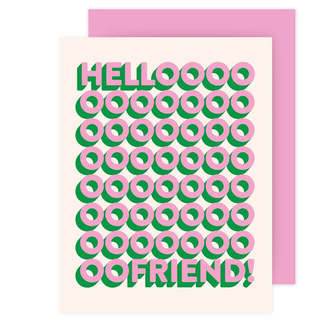 The Social Type Cards Hello Friend! Friendship Card