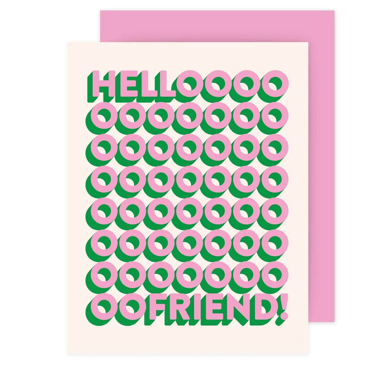 The Social Type Cards Hello Friend! Friendship Card