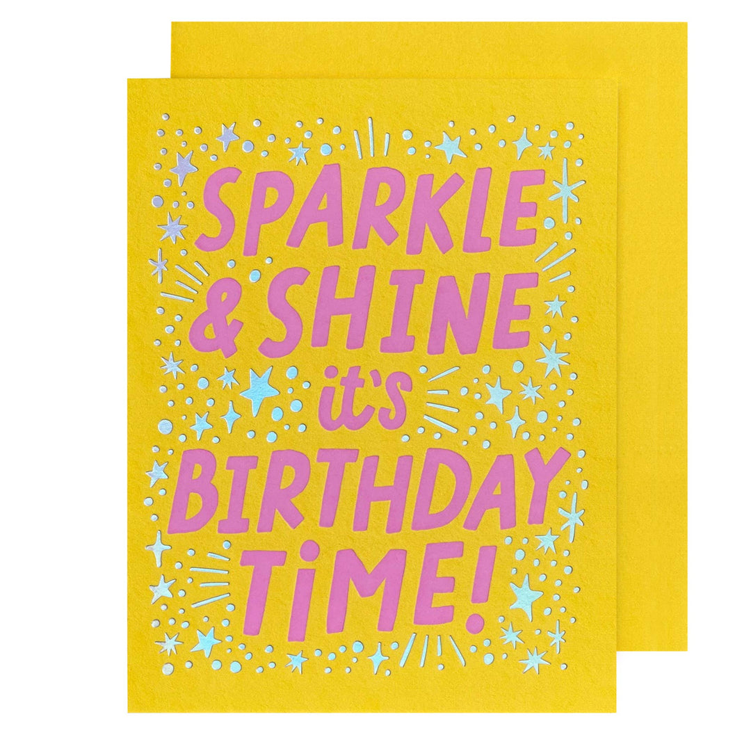 The Social Type Cards Sparkle & Shine Birthday