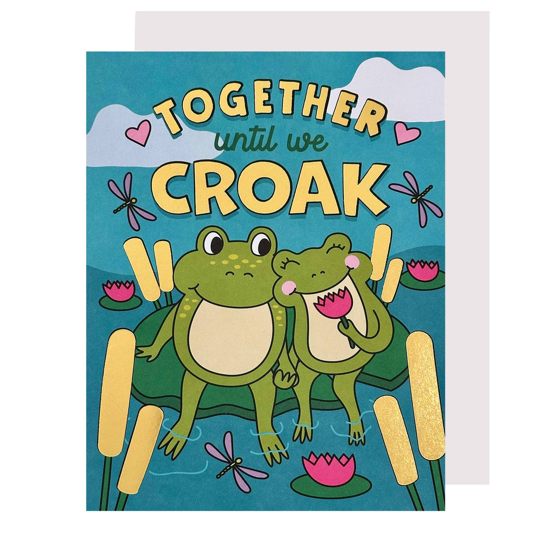 The Social Type Cards Together Until We Croak Anniversary Card