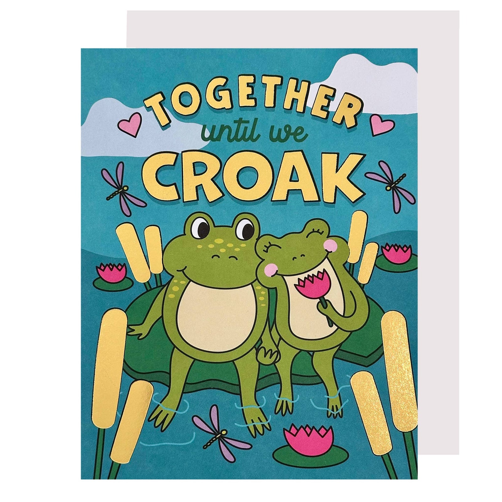 The Social Type Cards Together Until We Croak Anniversary Card