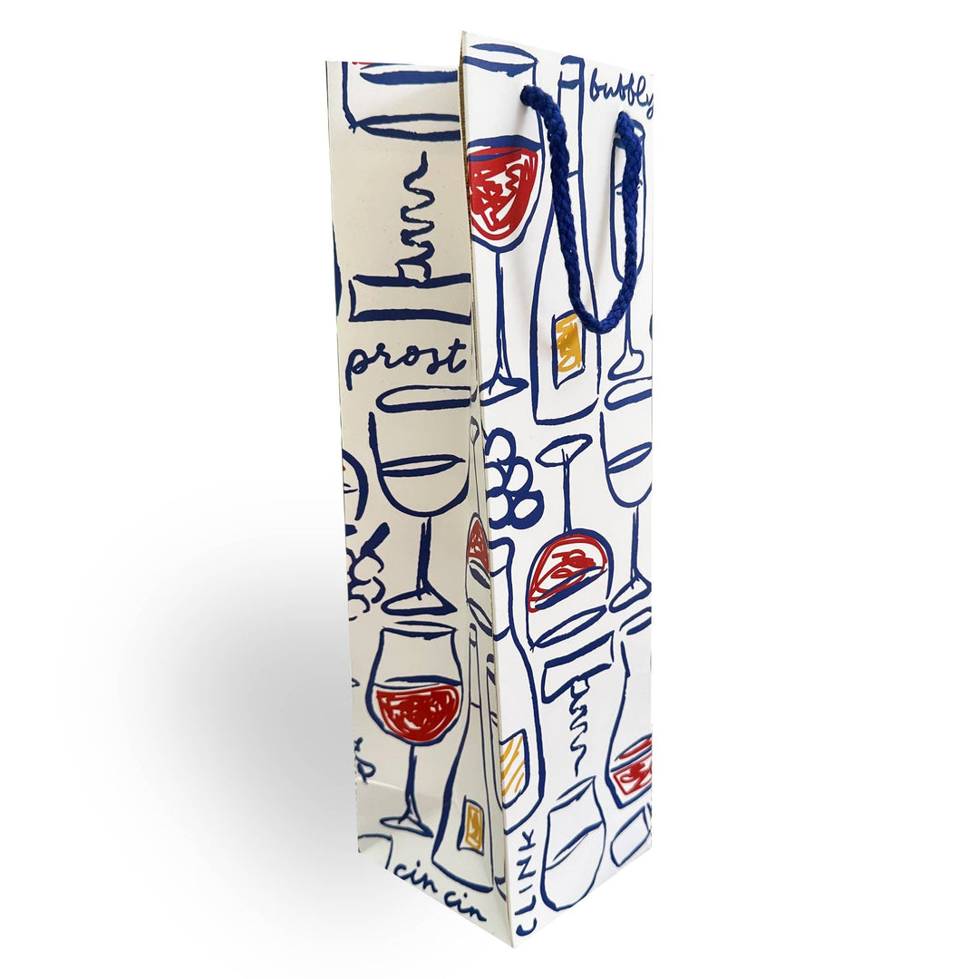 The Social Type French Vino Wine Gift Bag