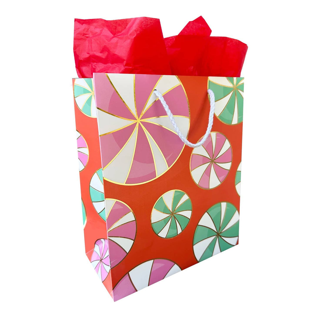 The Social Type Gift Bags Peppermint Candy Holiday Gift Bag