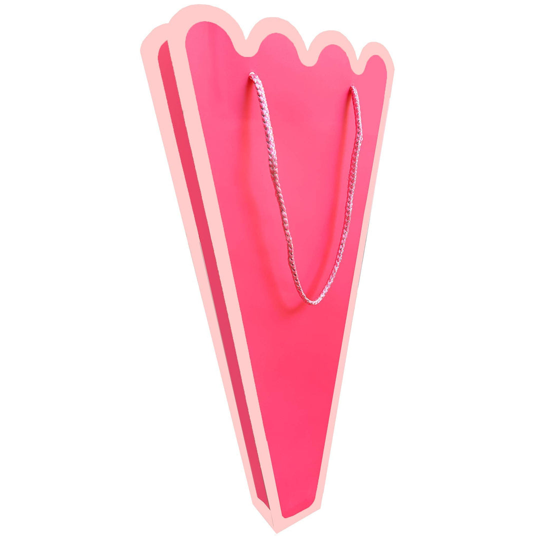 The Social Type Party Razzleberry Scallop Bouquet Gift Bag