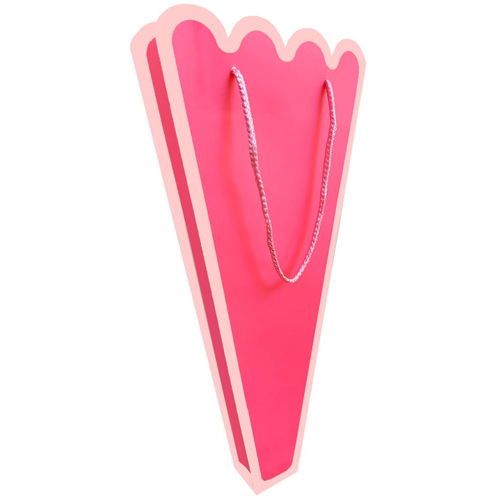The Social Type Party Razzleberry Scallop Bouquet Gift Bag