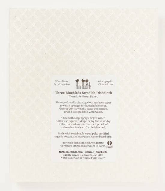 Three Bluebirds Swedish Dishcloths Home Sea Life Swedish Dishcloth