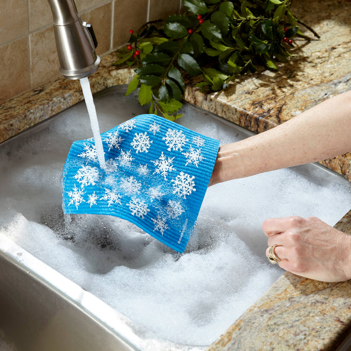 Three Bluebirds Swedish Dishcloths Home Snowflakes Swedish Dishcloth