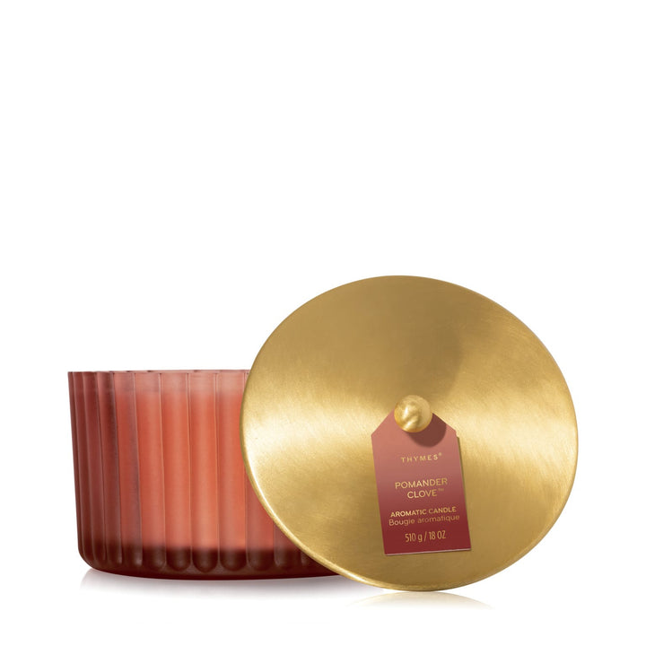 Thymes Gifts Pomander Clove 3 Wick Candle 18oz